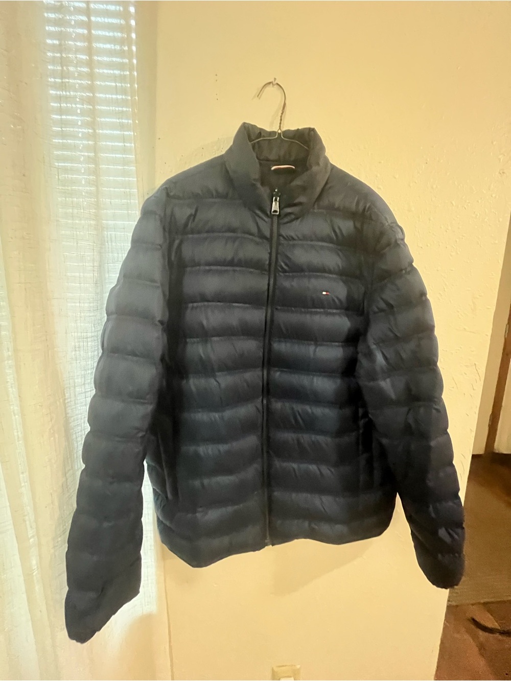 Tommy Hilfiger Men's Dark Navy Quilted Puffer Jacket